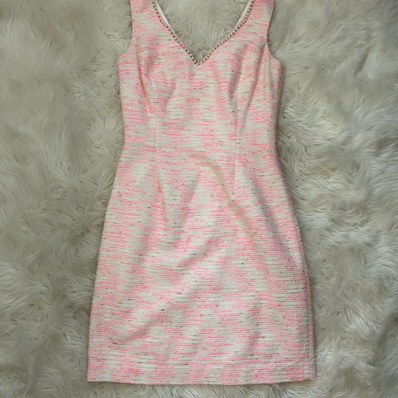 Lily Pulitzer Pearl Detail Fitted Shift Dress - Picture 3 of 6